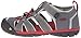 KEEN Baby Seacamp II CNX, Magnet/Racing Red, 12 M US Little Kid