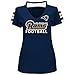 Los Angeles Rams Navy Women's Pride Playing V-neck T-shirt