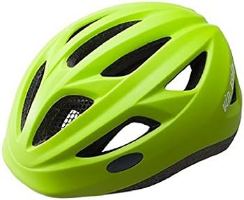 Via Velo children Bike Helmet Universal Fit with 13 Air Cooling Vents GREEN/Small