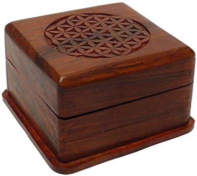 Caja mágica de Madera, Magic Box 10 x 10 x 6,5 cm, Caja secret: Amazon.es: Hogar