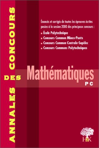 Mathématiques, PC