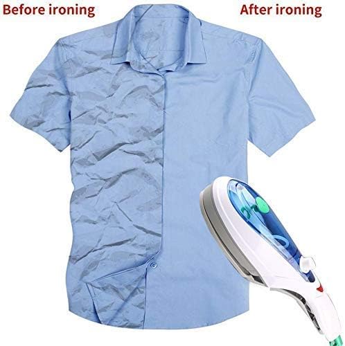 NAVDIYASALES Portable Steam Iron Handheld Garment Steamer for Clothes Premium Quality Portable Steam Iron Handheld Garment Steamer,Travel Steamer,Steam Iron,Wrinkle Remover,Machine Househo (Blue)