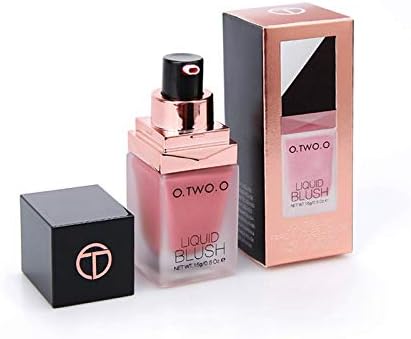 Westsell O.TWO.O Liquid Blush Makeup Face Sleek Silky Blush Long-Lasting Natural Charming Cheek Facial Contour Cosmetics