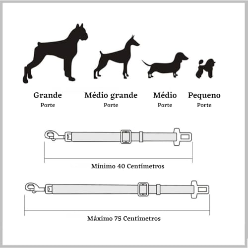 Cinto de Segurança para Animais de Estimação, Coleira e Colete com Fivela Ajustável, Resistente para Cães e Gatos