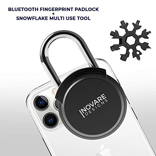 iPhone Bluetooth Fingerprint Padlock Smart Keyless Security Locker Lock