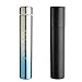 Chris-Wang Portable&Leak Proof Slim Stainless Steel Vacumn Sports Water Bottle Flask for Healthy Drinking, with Black Paper Sleeve, Great Gift Idea, Gradient Ramp Blue(280ML)