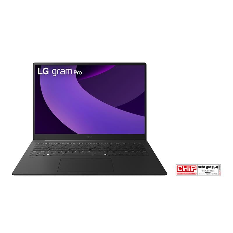LG gram Pro 16 16Z90TS-G.AU89G (16 Zoll) IPS Notebook, Intel Core Ultra 7 258V, Intel Arc™ Graphics 140V, 16GB RAM, 1TB SSD, federleicht (1,239 kg), gram AI, Copilot+ PC, 77 Wh, Thunderbolt 4, Schwarz 2