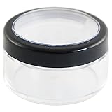 Powder Container (Buca 2), Black Rim, 30ml, Set of 2