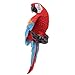 Fityle Life Size Colorful Parrot Sculpture Modern Yard Garden Zoo Ornament Decor