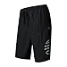 SANTIC Men's Baggy Padded Bike Shorts Comfort Breathable Cycling Short Black