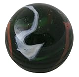 Mega Marble - Jungle Mammoth - Large 1-5/8 Inch Glass Marble with Stand