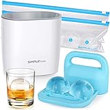 SIMPLETASTE Crystal Clear Ice Ball Maker Mold