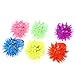 24 Pack - LED Light Up Porcupine Spike Rings Bulk - Blinky Jelly Ring Party Favor for Bar and Parties - Assorted Colors