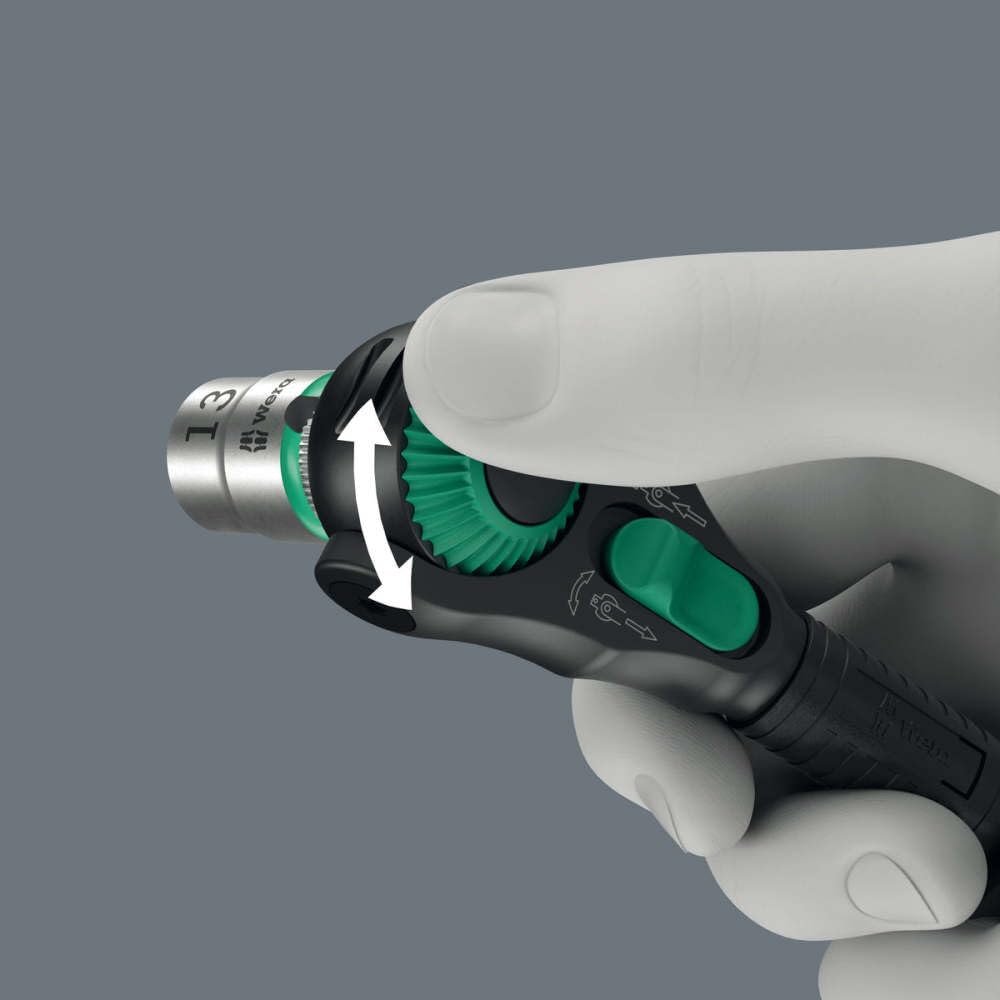 Wera Knarre Zyklop Speed-Knarre 8000 C Black Edition, 1/2" 8