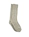 100% Pure Wool Socks - Men, Natural Gray
