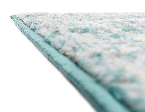 Unique Loom Sofia Collection Turquoise 8 x 10 Area Rug (8' x 10')