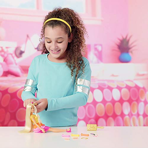 Barbie GBK24 - Locken Style Puppe (blond) mit Lockenstab und Zubehör, Puppen Spielzeug ab 5 Jahren, Mehrfarbig – Bild 3