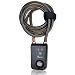 Alarmed Keyless Bluetooth Bike/Motorcycle/Gate Lock IP44 Splash-Proof Cycling Smart Lock with 110db Alarm, 0.38" Diameter 71-inch Braided Steel Cable Nulock