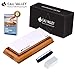 Cali Valley Whetstone 400 1000 - Premium Professional Knife Sharpening Stone - Best Knife Sharpening Kit with Angle Guide & Flattening Stone