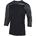 Troy Lee Designs Ruckus Block Men's Off-Road BMX Cycling Jersey - Black/Heather Black/Large