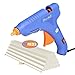 Hot Glue Gun, DISCOBALL 60 Watt Hot Melt Glue Gun with 10PCS Transparent Glue Gun Sticks for Arts & Crafts, & Sealing and Quick Repairs,Blue
