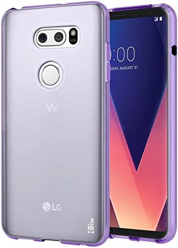 LG V30 Case, DGtle Anti-Scratches TPU Gel Premium Slim Flexible Soft Bumper Rubber Protective Case Cover for LG V30 (Purple)