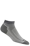 Wigwam Men's Merino Ridge Runner Pro Quarter Socks, Light Grey, Sock Size:10-13/Shoe Size: 6-12