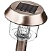 Solar-Powered LED Bronze Garden Lights, Perfect Neutral Design; Makes Garden Pathways & Flower Beds Look Great; Easy NO-Wire Installation; Weather Resistant.