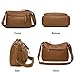 VOLGANIK ROCK Lightweight Medium Crossbody Bag 3 Zip Pockets Shoulder Purse (1)