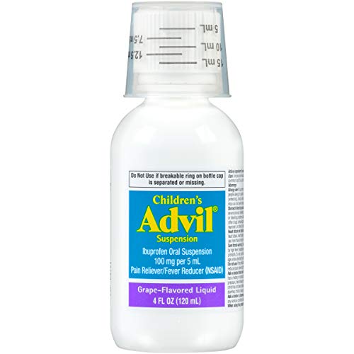 Children’s Advil Suspension 100mg Ibuprofen Fever Reducer/Pain Reliever
