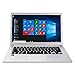 Thin and Light Laptop 14.1 inch HD 1920 1080 Intel Atom X5-E8000 Quad core, 1.04Ghz CPU, up to 2.0Ghz, 4GB RAM, 32GB eMMC, Expandable 1TB M.2 SSD, WiFi, HDMI Windows 10 Homethumb 1