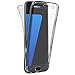 Samsung Galaxy S7 Edge Case, AMASELL Full Coverage 360 degree Front and Back Protective Case Shockproof TPU Gel Transparent Clear Cover for Samsung Galaxy S7 Edge (Transparent Black)