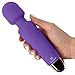 Cordless Rechargeable Massage Wand - by OTION - Personal, Powerful, Therapeutic, Travel Size - Perfect for Muscle Massage - Whisper Quiet for Discreet use - Hitachi Replacement (Pure Purple)