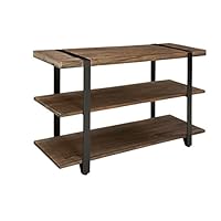 Alaterre Stowe 48"L Reclaimed Wood Media/Console Table, Natural