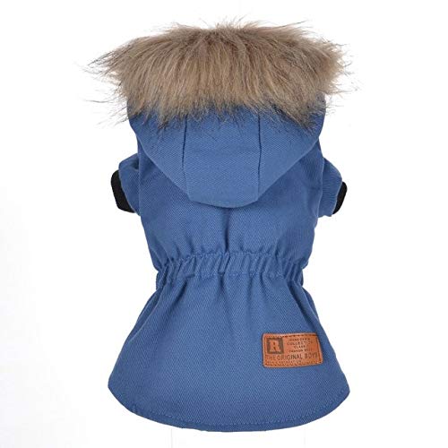 Dogs Warm Clothes - Fashion Winter Warm Dog Coat Solid Pet Jacket Puppy Cloth Supply Hoody - Firedog Detent Pawl Andiron Frump Tail Material Chase Hound Textile Cad Bounder Domestic - 1PCs