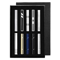 YADOCA 10 Pcs Mens Tie Clips Set Regular Tie Bar Clip Wedding Business Necktie Clip with Gift Box