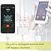 for iPhone Adapter, Headphone Jack Splitter Adapter Dongle for iPhone 6/7/8/X/6 Plus/7 Plus/8 Plus/XS/XS MAX/XR Charge and Earphone Audio Cables Call Charge Audio Wire Control, Support All iOS, Snowthumb 2