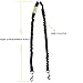 PROIMB Dog Leash Coupler No Tangle Double Dog Walker 2 Dogs Adjustable Splitter Lead for Small Large Dogs (Nylon Elastic)