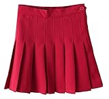 Shiningirl Womens High Waist Pleated Tennis Skirts