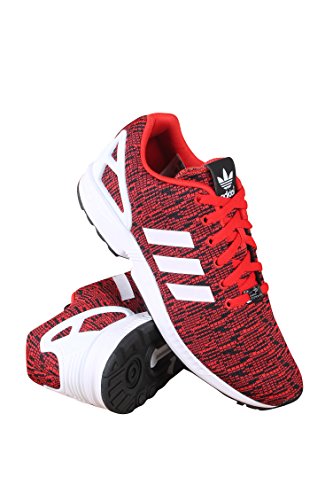 Adidas originals  men s zx flux graphic red/core black/…