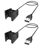 Fitbit Charge 2 Charger, BeneStellar 2-Pack 3.3ft/1m or 1.8ft/55cm Replacement Charging Cable for Fitbit Charge 2 (2-Pack 1.8ft/55cm)