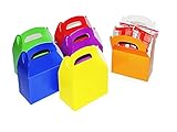Bright Assorted Colors Treat Boxes (Pack of 12) - Play Kreative TM (Assorted)