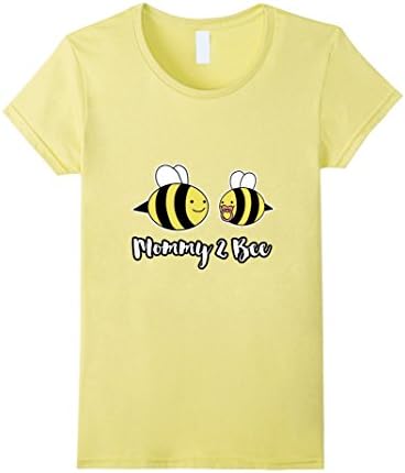 Women's Mommy To Bee Cute Mothers Pregnant Baby Love Happy T-Shirt Large Lemon