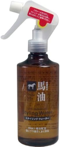 Amazon スタイリングウォーター 馬油成分がパサついた髪の奥深くまで浸透 つや髪サラサラヘアー ３００ｍｌ 熊野油脂 リンスインシャンプー 通販
