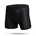 KUYOU 4D Padded Cycling Shorts Men Women, Breathable Bicycle Bike Shorts Underwear (L, Black)