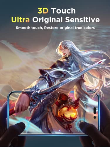 Invoibler 3 Pack Screen Protector Compatible with iPhone 14 Pro Max 6.7\