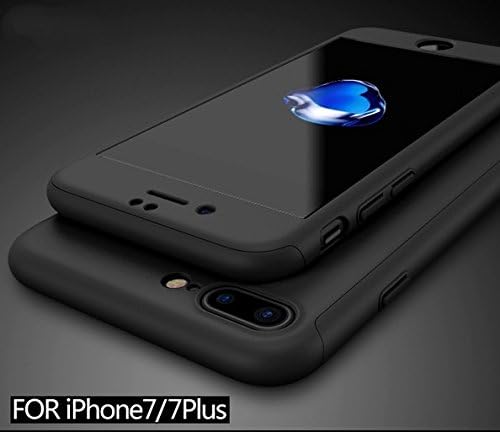 Nonskid Sleek 360 Full Protection Tempered Glass Case for iPhone 6/6s/6 Plus/6s Plus, iPhone 7/iPhone 7 plus