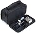 Ramaka Solutions Mens Travel Toiletry Bag for Men | Travel Case for Toiletries Bag Dopp Kit Travel Bags for Toiletries | Stain Proof Nylon Toiletry Bag for Women (10.5 X 5 X 5.5 Inches) Black
