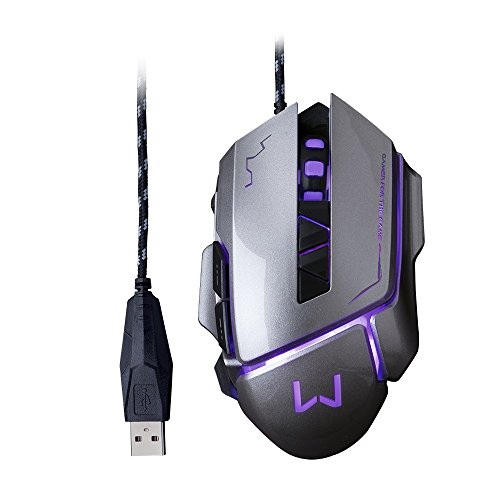 Mouse Gamer 3200 DPI Grafite Usb Warrior - MO262 MO262
