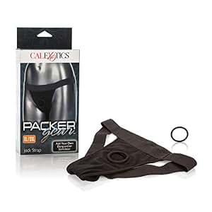 Amazon.com: CalExotics Packer Gear Black Jock Strap Harness – Adult Sex